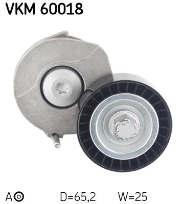 SKF Zatezni valjak, klinasti rebrasti remen